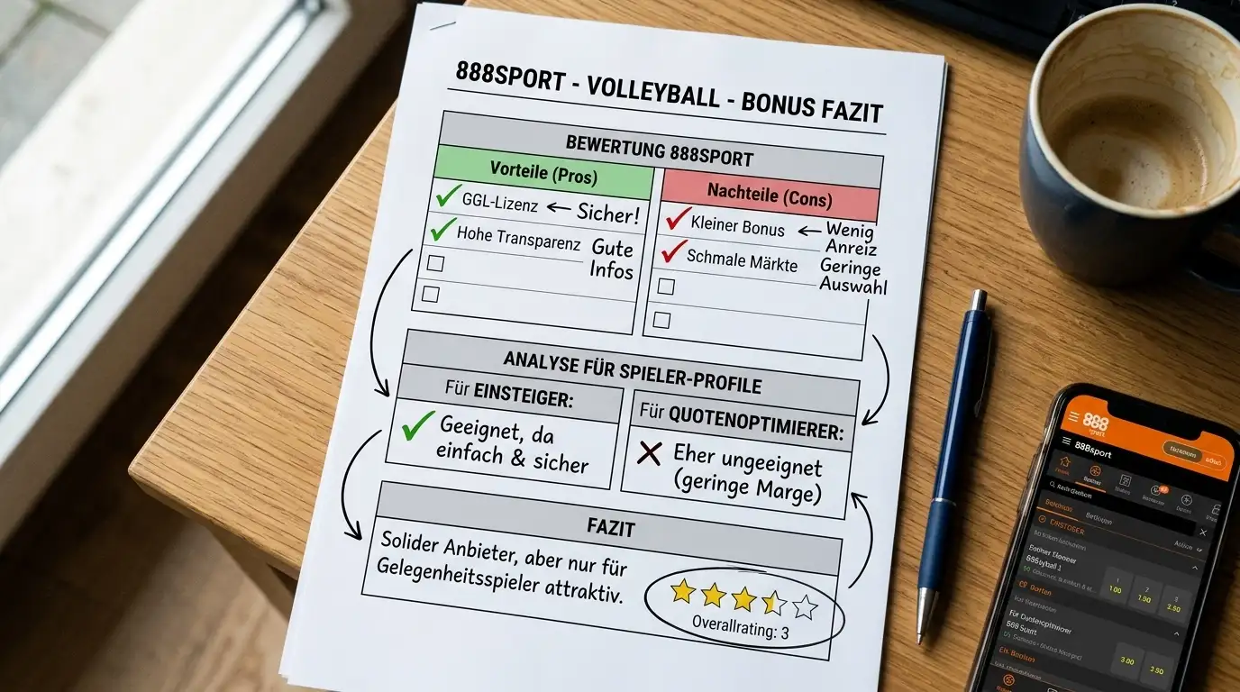 888sport Volleyball Bonus Fazit Pro Contra Eignung für Einsteiger und erfahrene Wetter