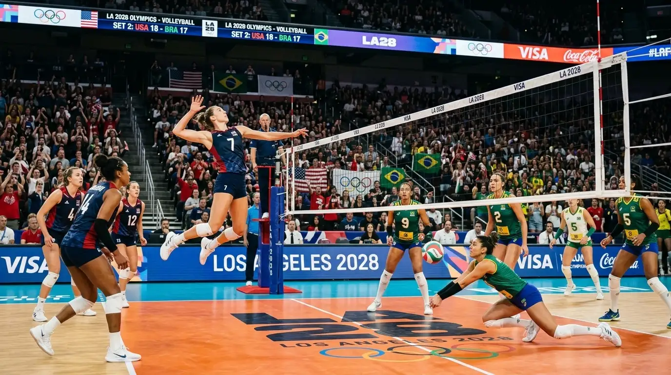 Volleyball Olympia Wetten 2028 – Überblick zu Märkten, Quoten und Bonus-Aktionen für Los Angeles