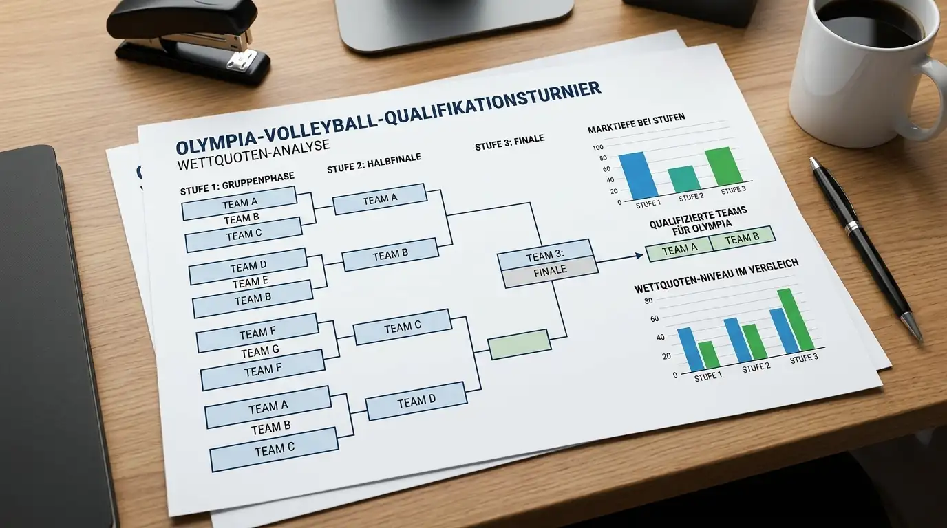 Volleyball Olympia-Qualifikation 2026 Wetten – Markttiefe und Quotenniveau bei deutschen Buchmachern