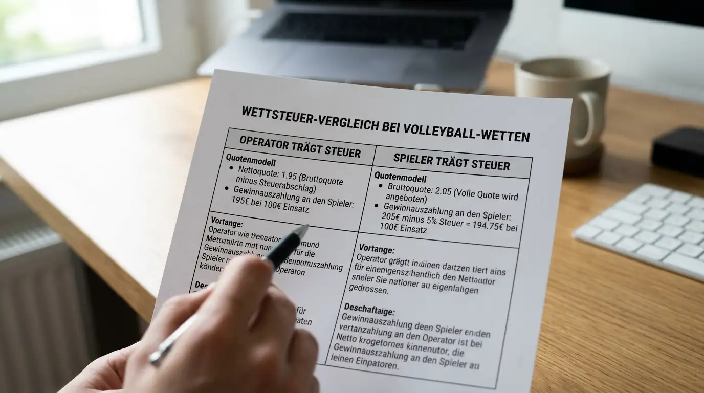 Sportwetten Anbieter Steuervergleich – welche Buchmacher die Sportwettsteuer selbst tragen bei Volleyball