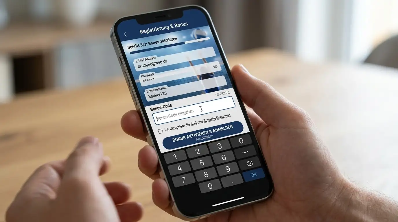 Volleyball Wetten Bonus in App aktivieren – Schritt-für-Schritt Anleitung für Android und iOS Nutzer