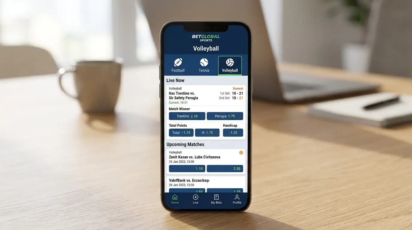 Mobile Sportwetten Markt in Deutschland 2026 – GGL-lizenzierte Anbieter mit Volleyball-App für Android und iOS