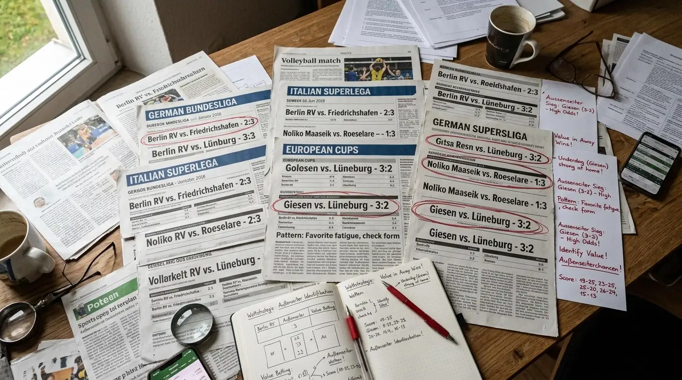 Echte Wettchancen bei Volleyball-Außenseitern identifizieren – Datenlücken und Informationsvorsprung nutzen