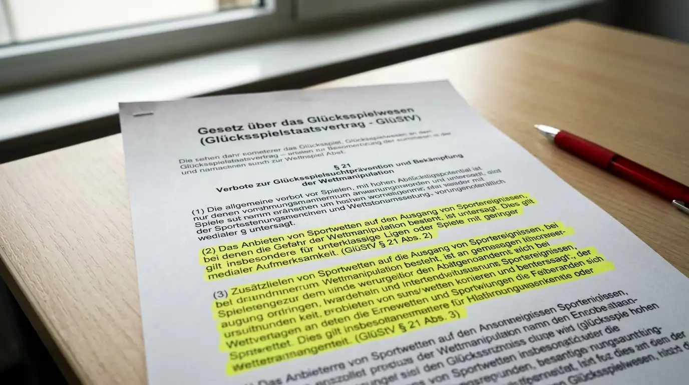GlüStV 2021 Paragraph 21 Verbote zur Verhinderung von Wettmanipulation im Volleyball